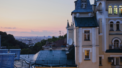 Панорамная терраса на крыше